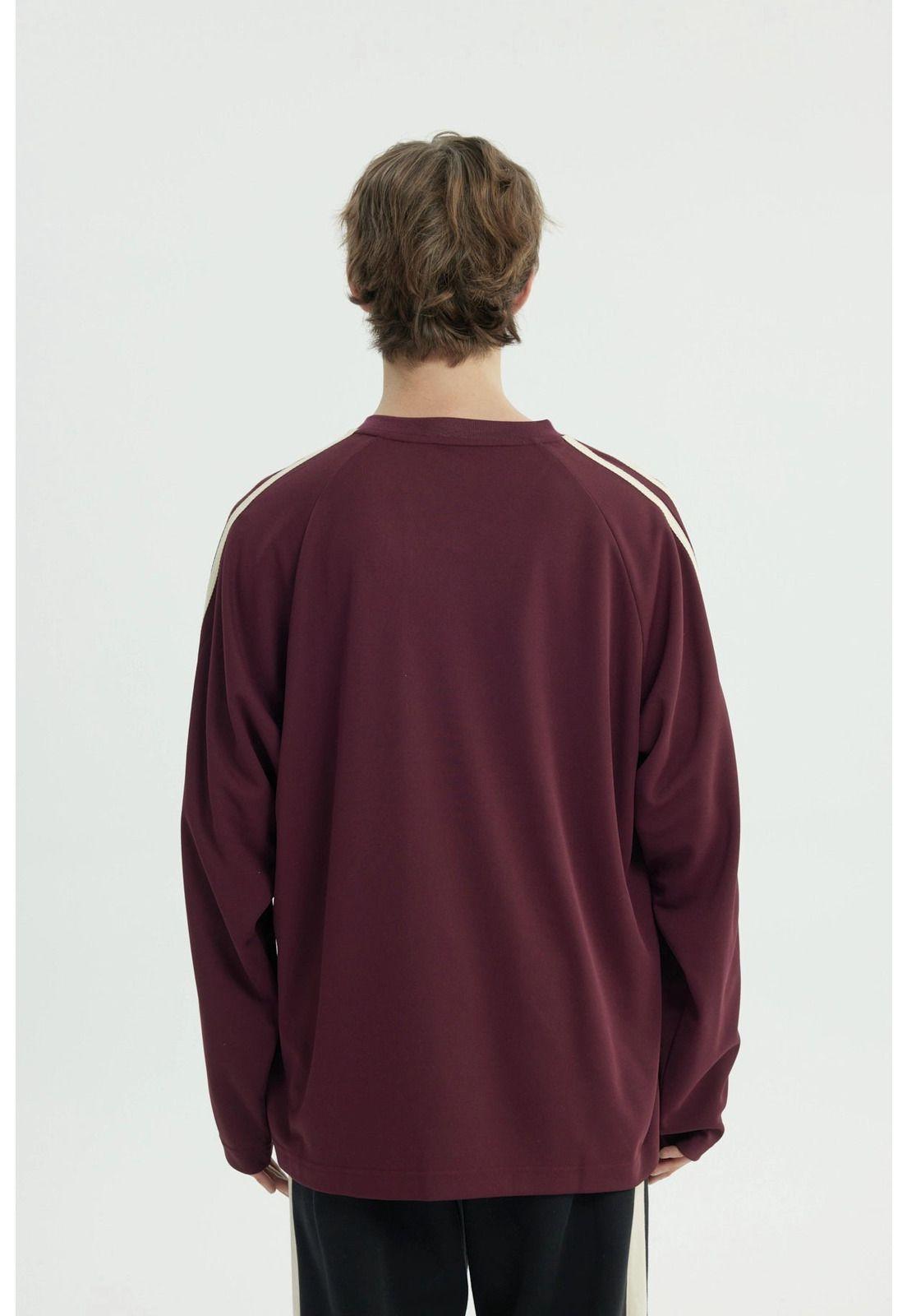 Polera Hombre Oversize Burdeo - V-2
