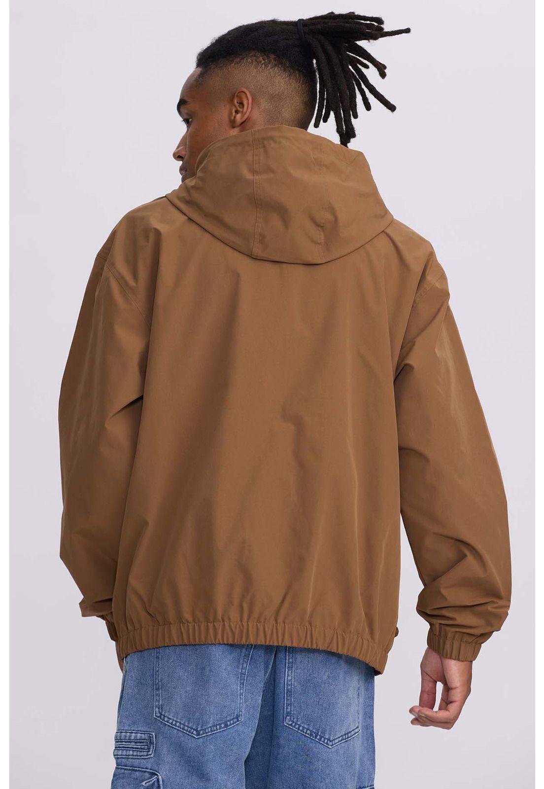 Chaqueta Hombre Cortaviento Camel-2