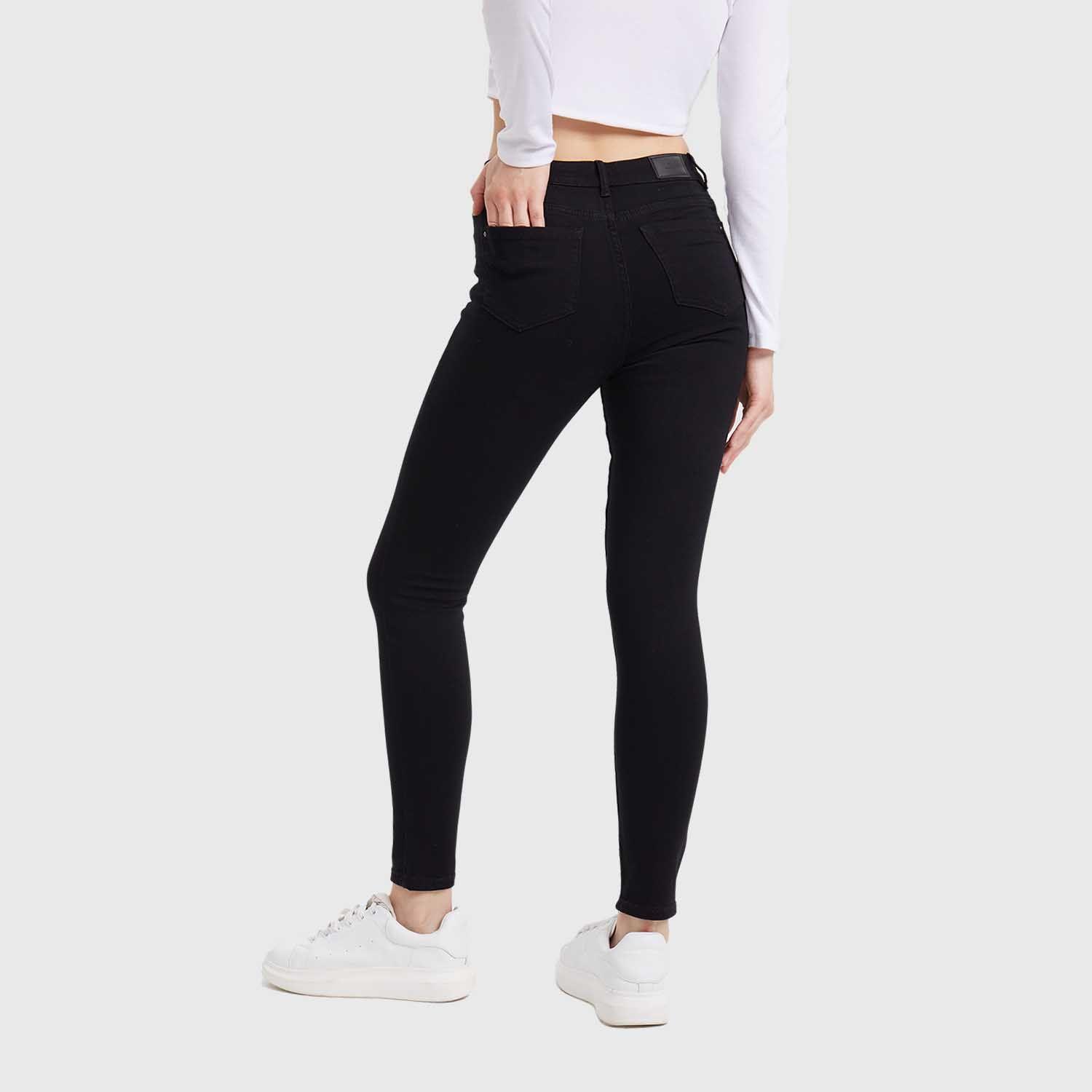 Jeans Mujer Super Skinny Emilia Negro Fashion´s Park-2