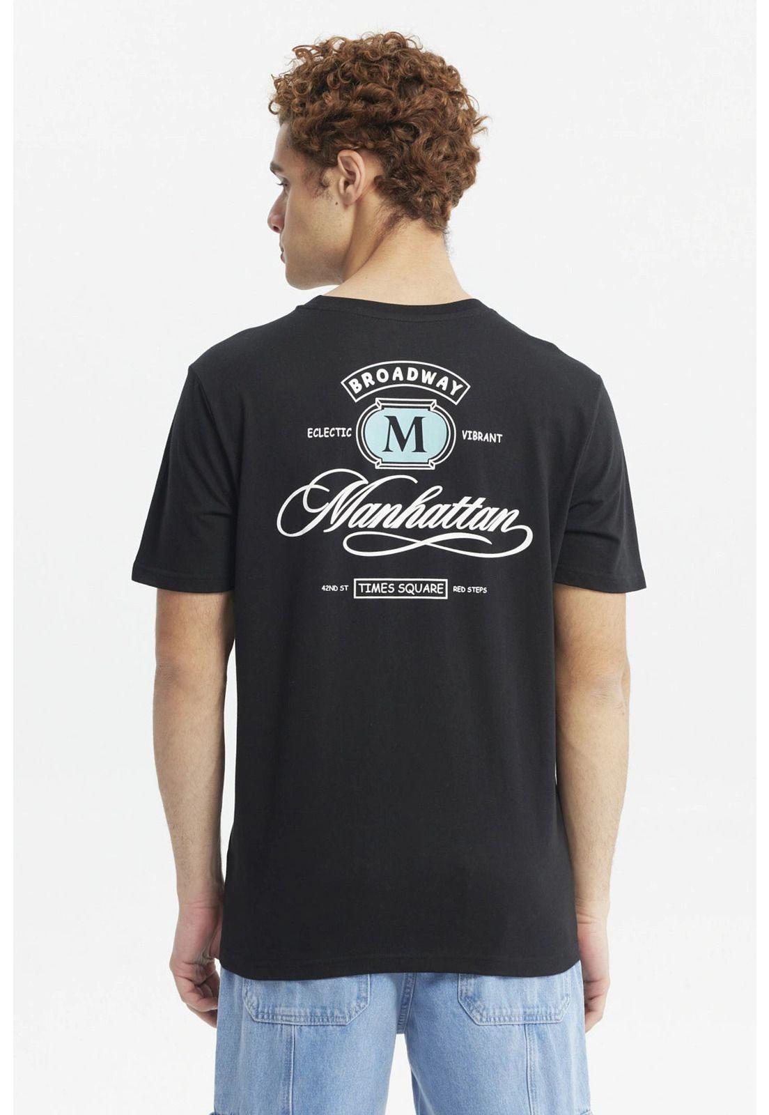 Polera Hombre Slim Negro - lV-2