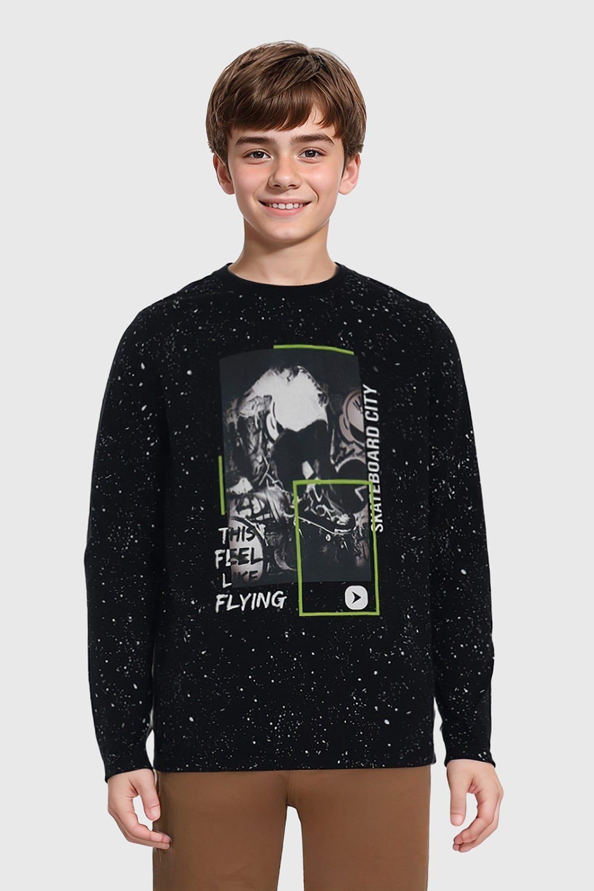 Polera Niño Negro-0