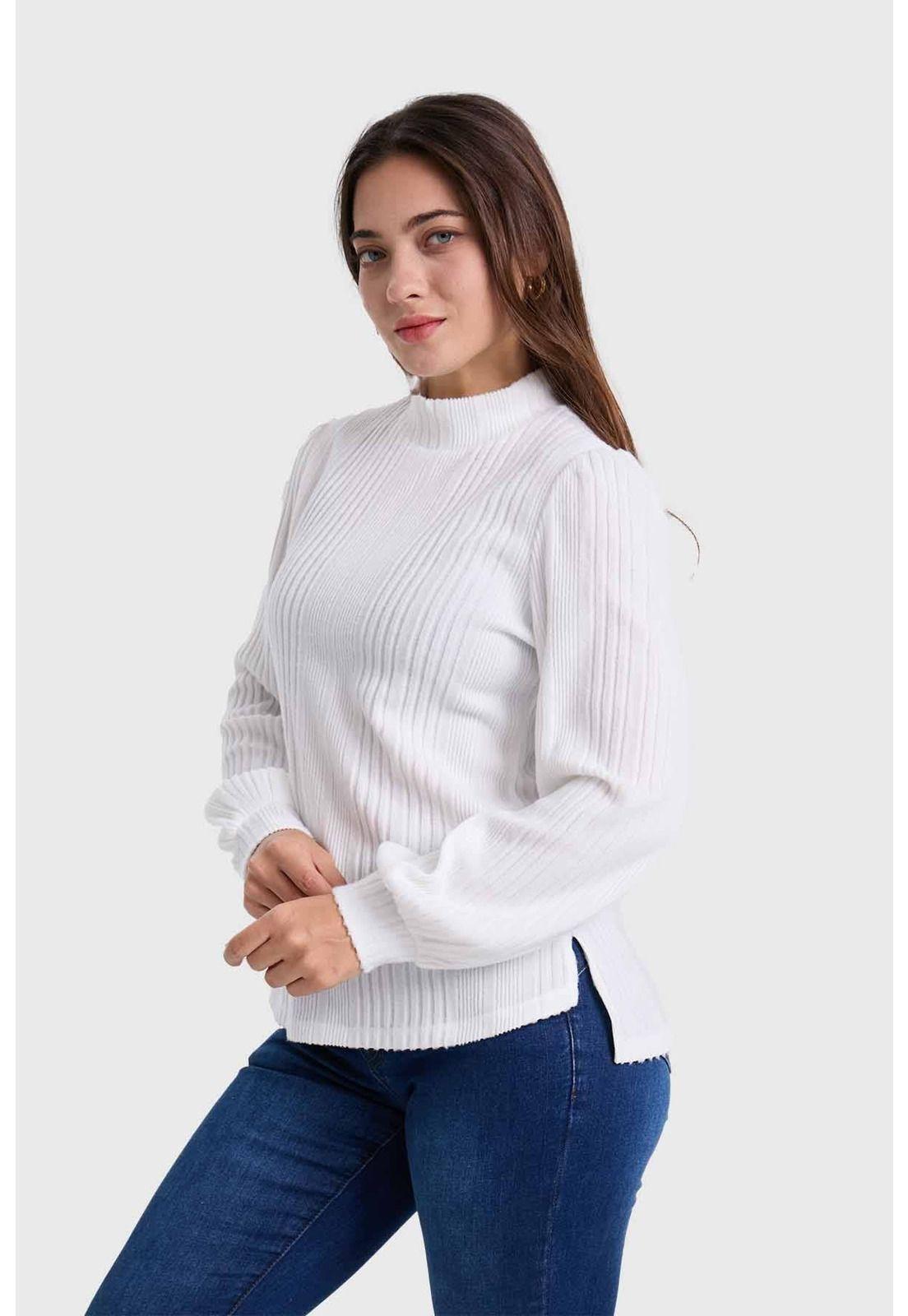 Polera Mujer Blanco-1