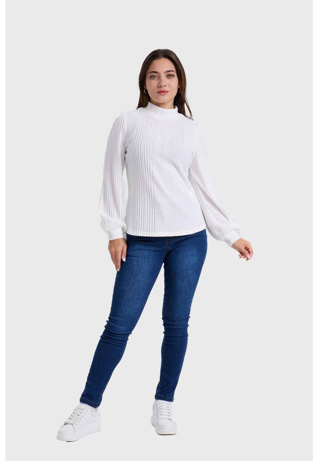 Polera Mujer Blanco-3