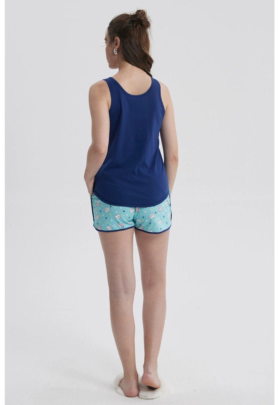 Pijama Mujer Regalable Azul - ll-3