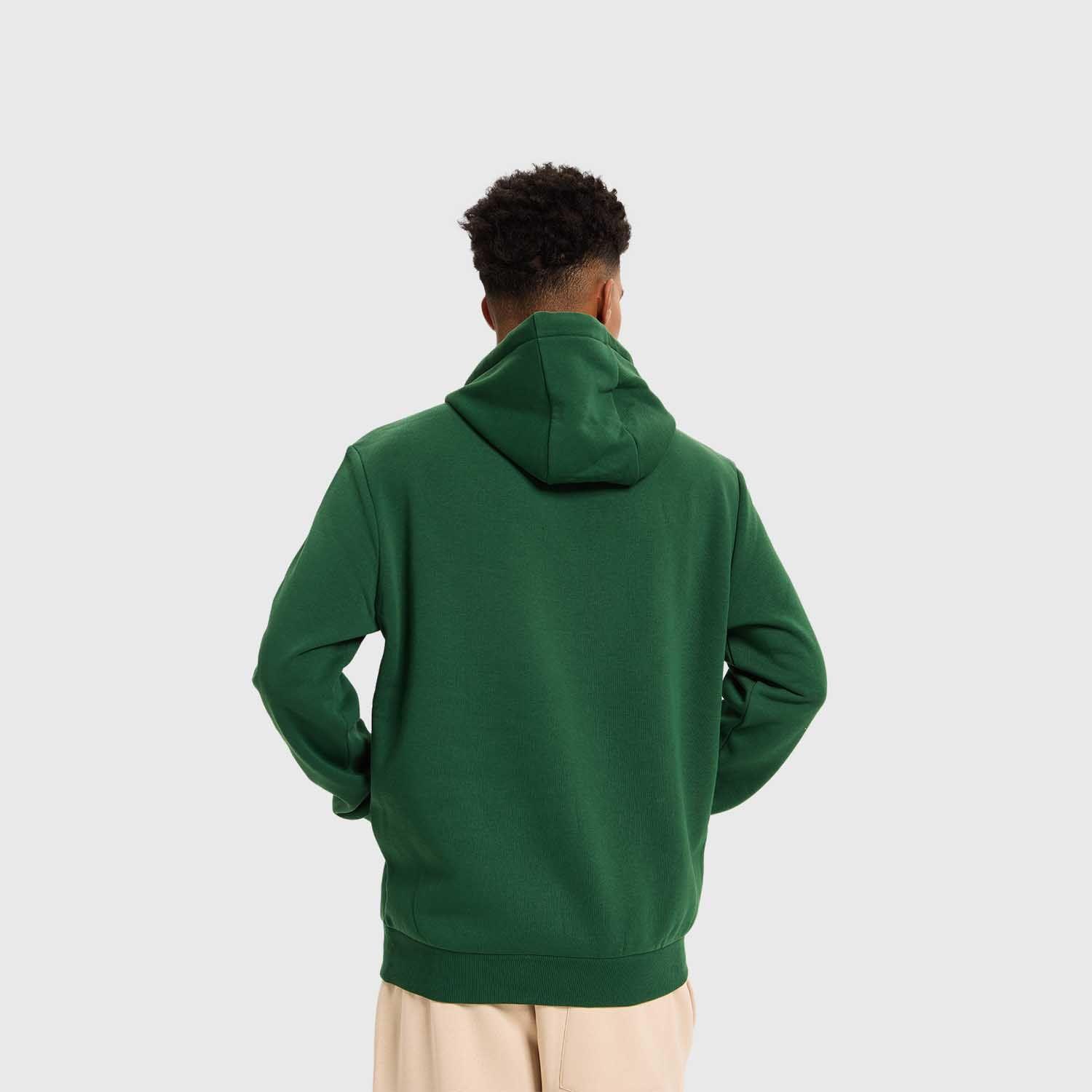Polerón Hombre Hoodie Básico Verde Fashion's Park-2