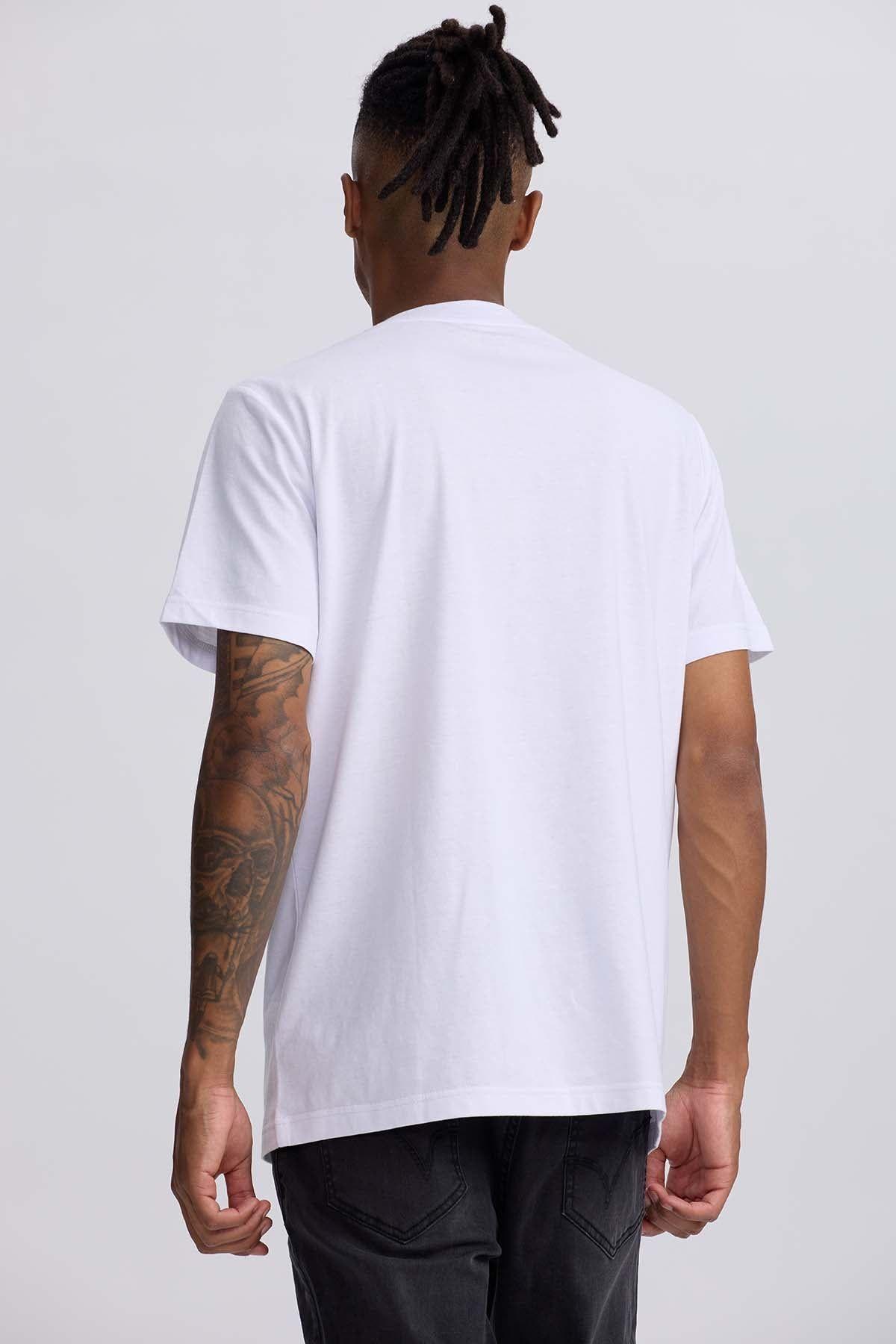 Polera Hombre Bolsillo Contraste Blanco-2
