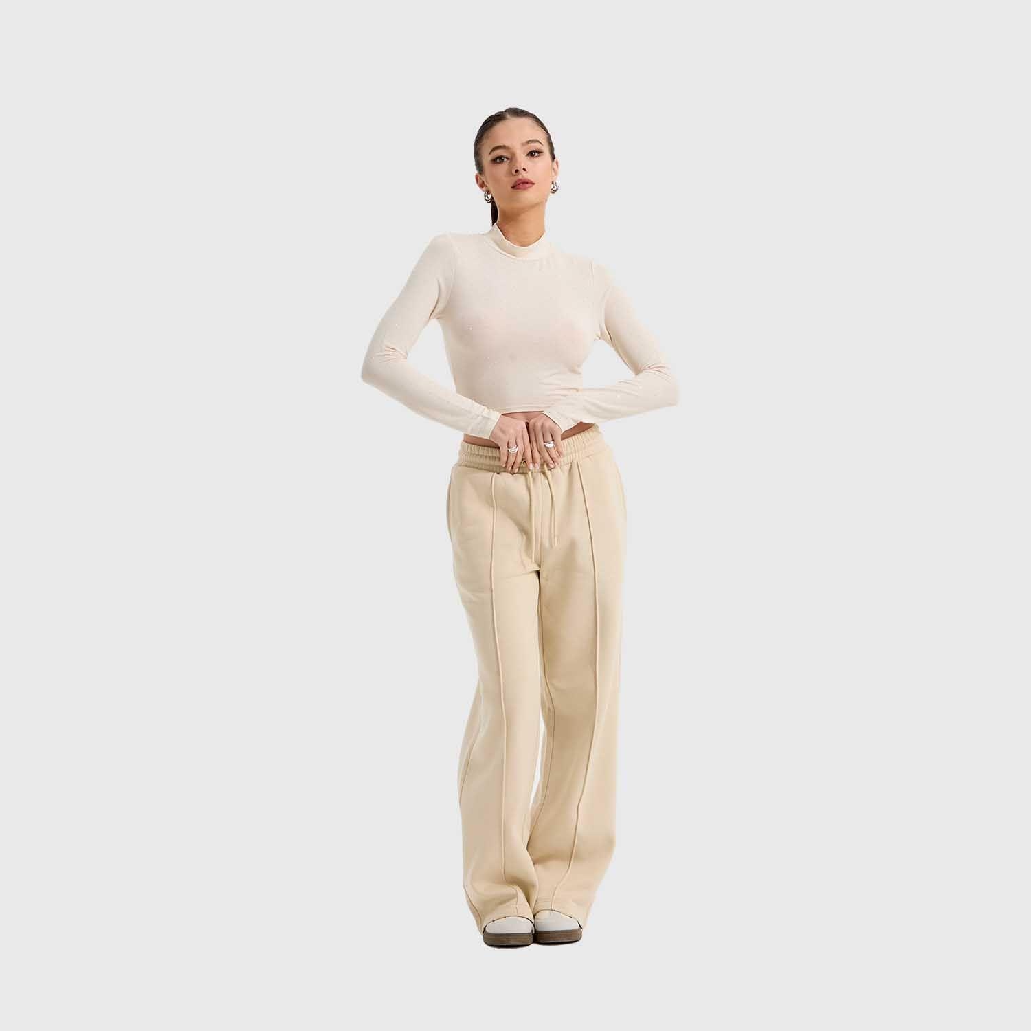 Polera Mujer Glitter Crudo Fashion's Park-3