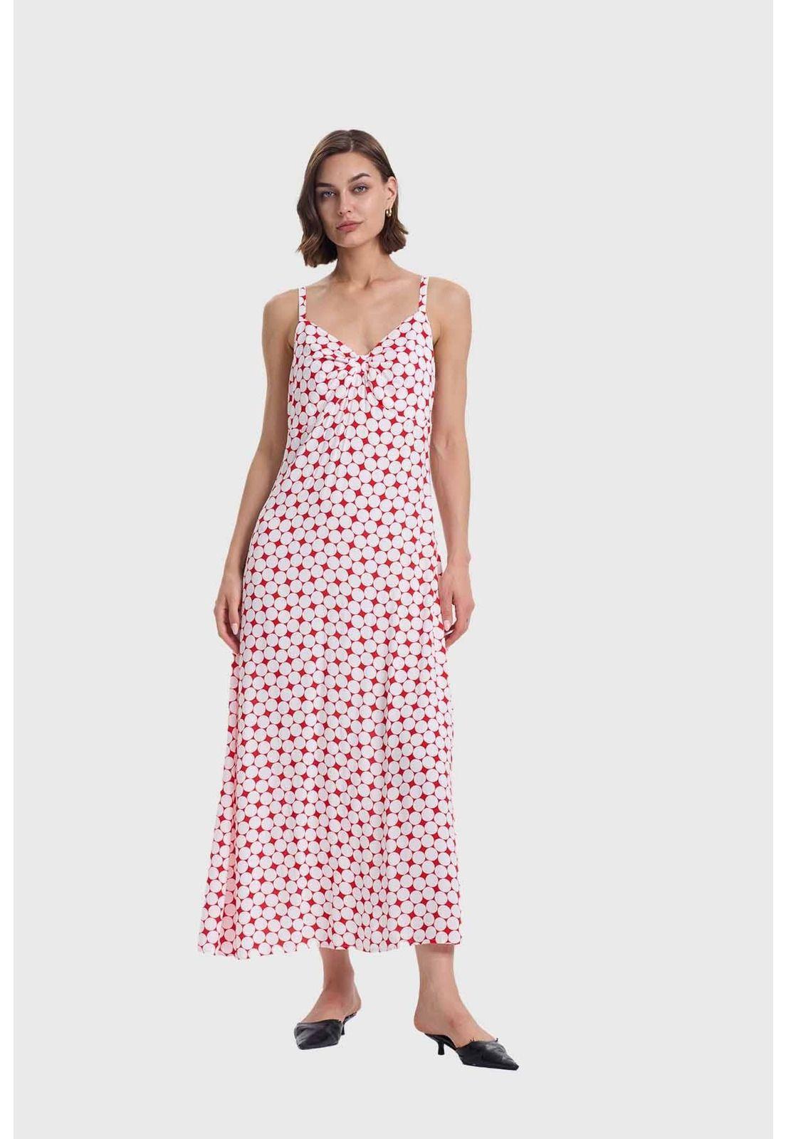 Vestido Mujer Largo Pabilo Crudo-0