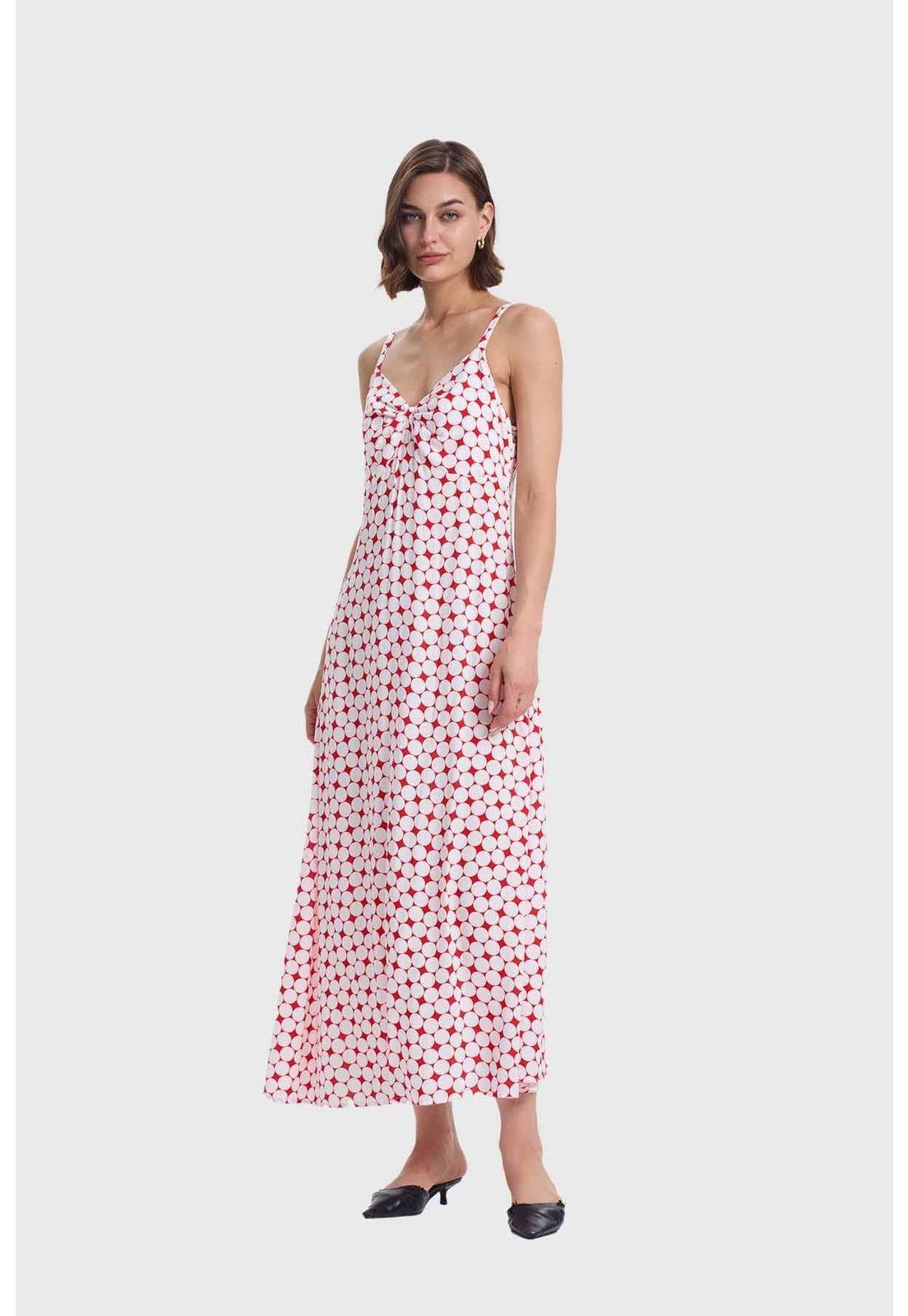 Vestido Mujer Largo Pabilo Crudo-1