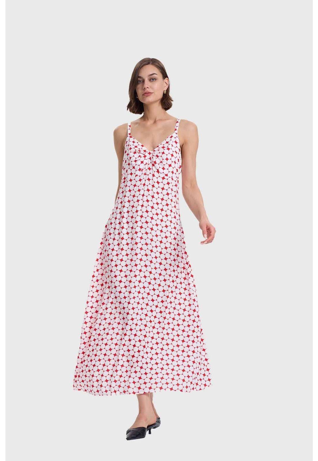 Vestido Mujer Largo Pabilo Crudo-3