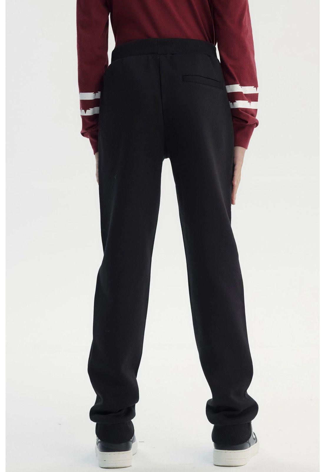 Pantalón Buzo Niño Pitillo Negro - Vlll-1