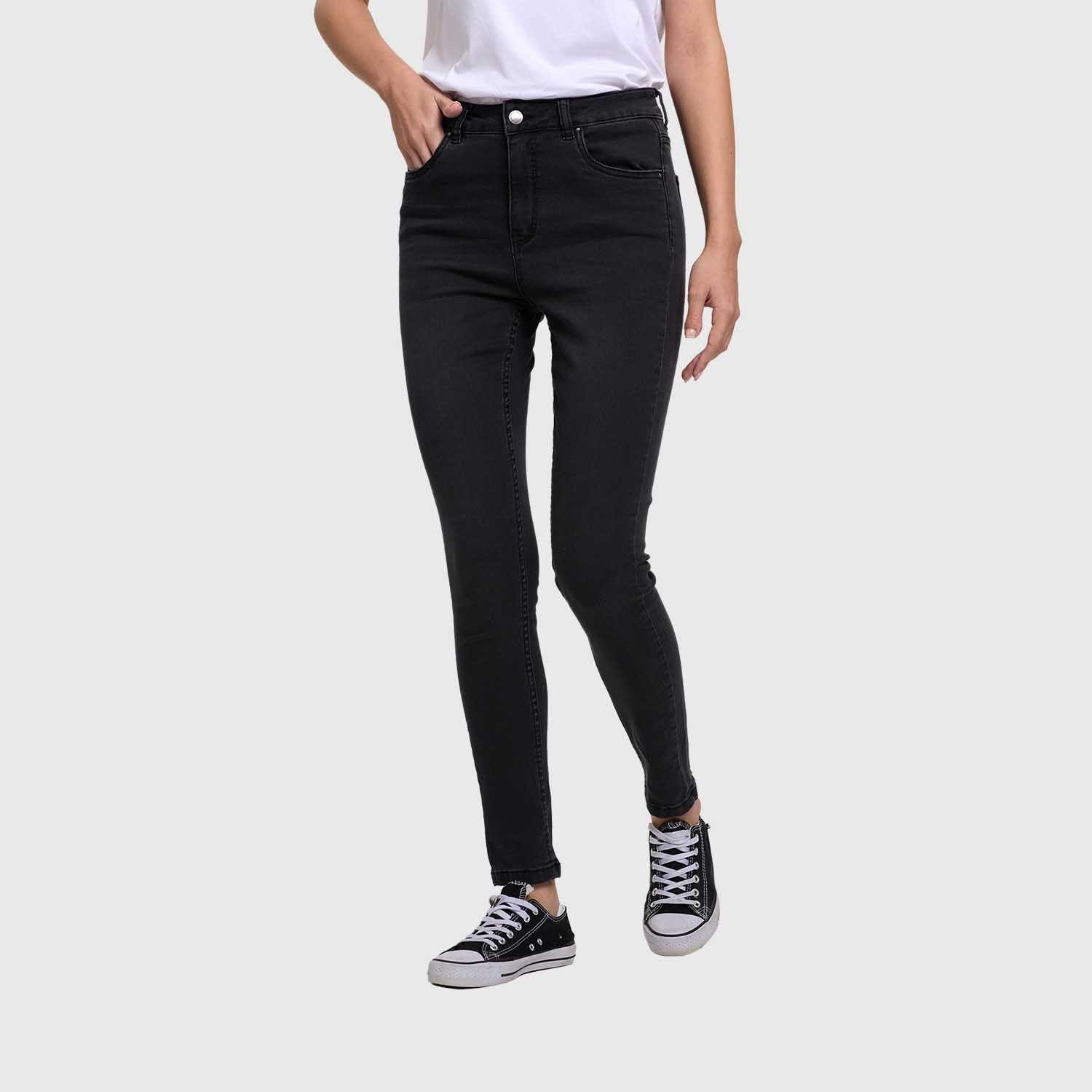 Jeans Mujer Super Skinny Emilia Negro I Fashion's Park-1