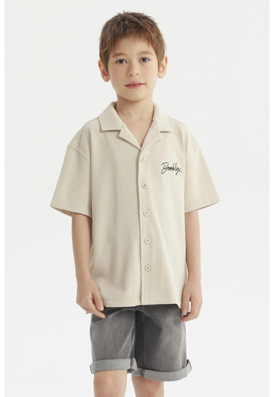 Camisa Niño Teen Crudo-0