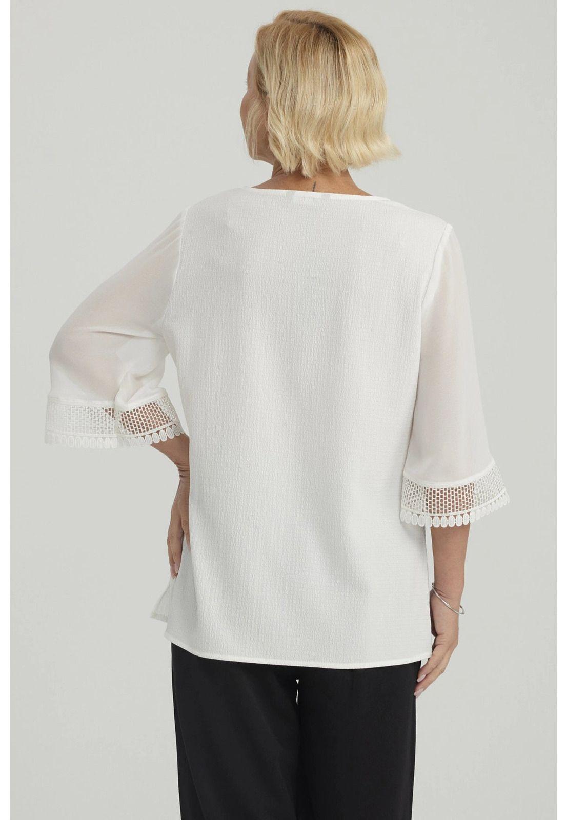 Blusa Mujer Lisa Crudo-2