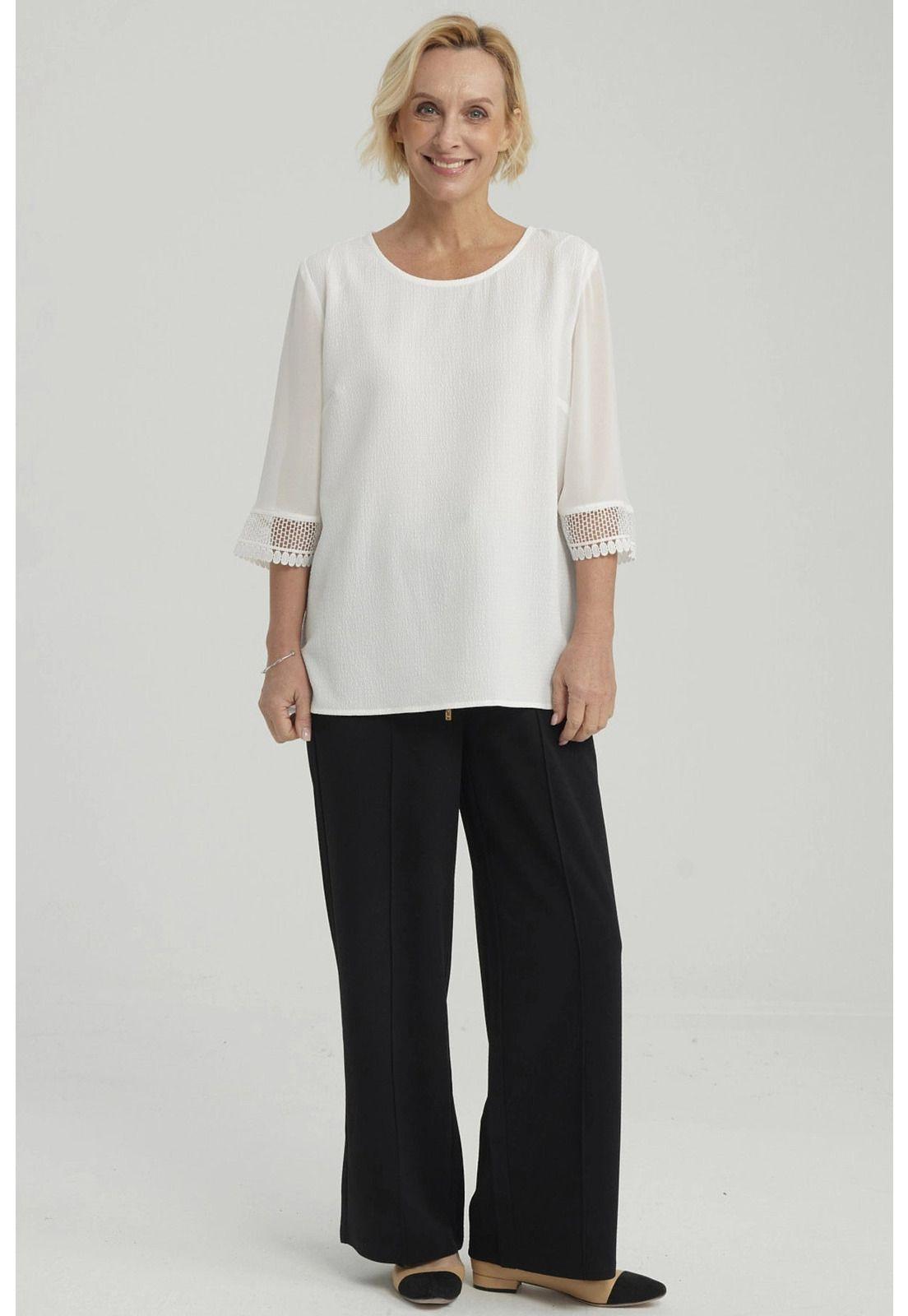 Blusa Mujer Lisa Crudo-3
