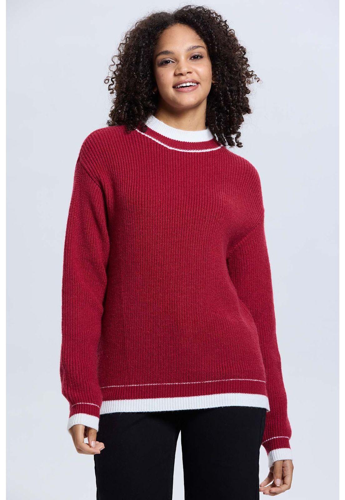Sweater Mujer Rojo-1