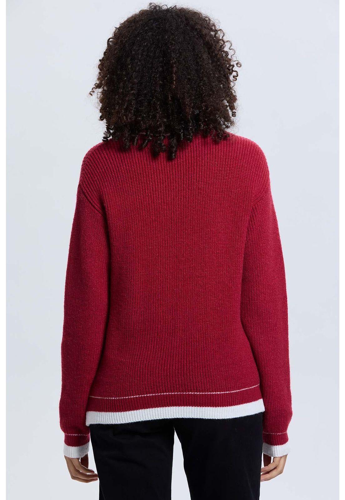 Sweater Mujer Rojo-2