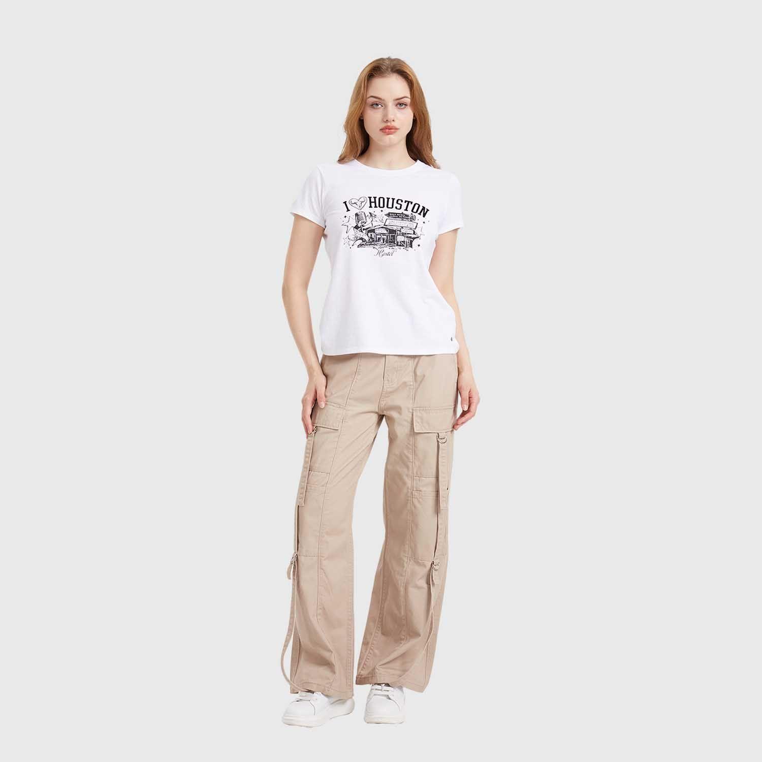 Polera Mujer Básica Print Blanco Fashion´s Park-3