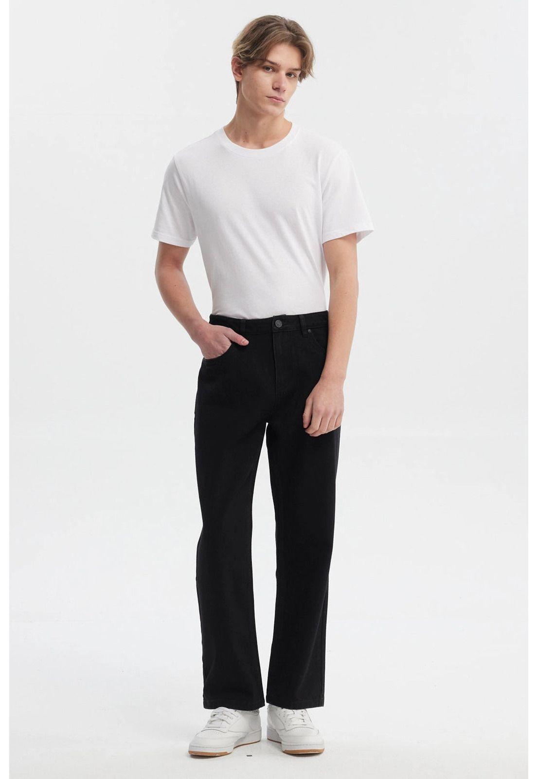 Jeans Hombre Straight Negro - lll-3