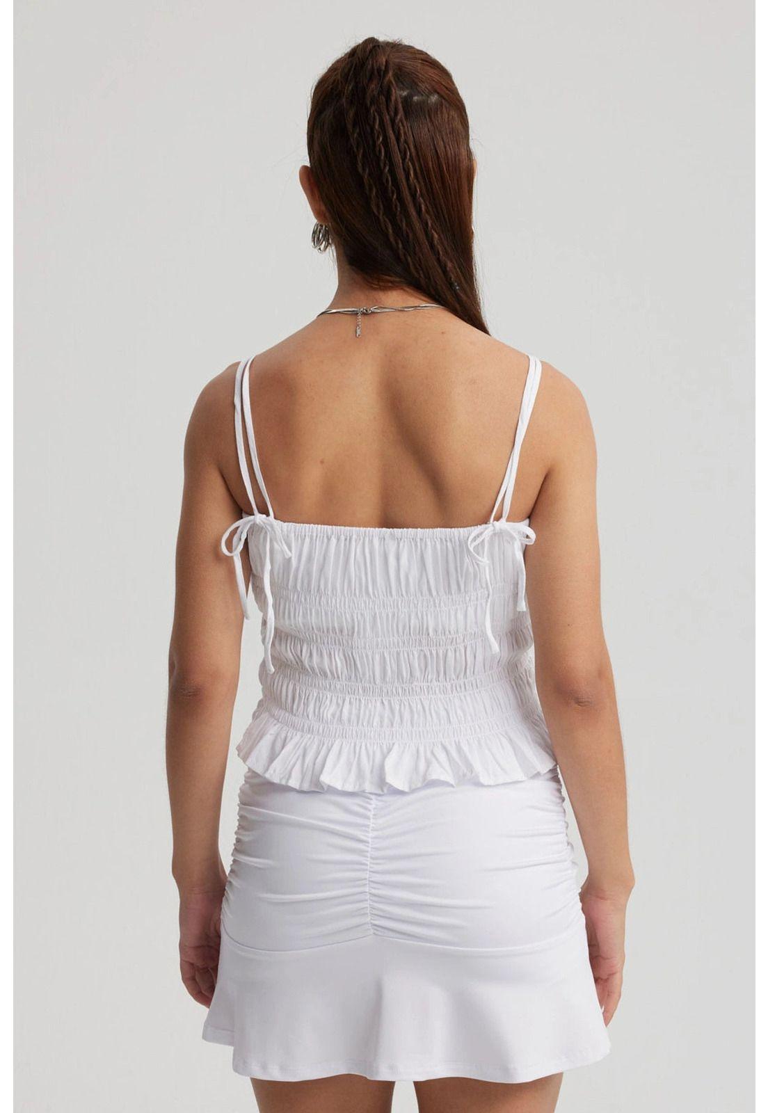 Peto Mujer Pabilo Panal Blanco-2