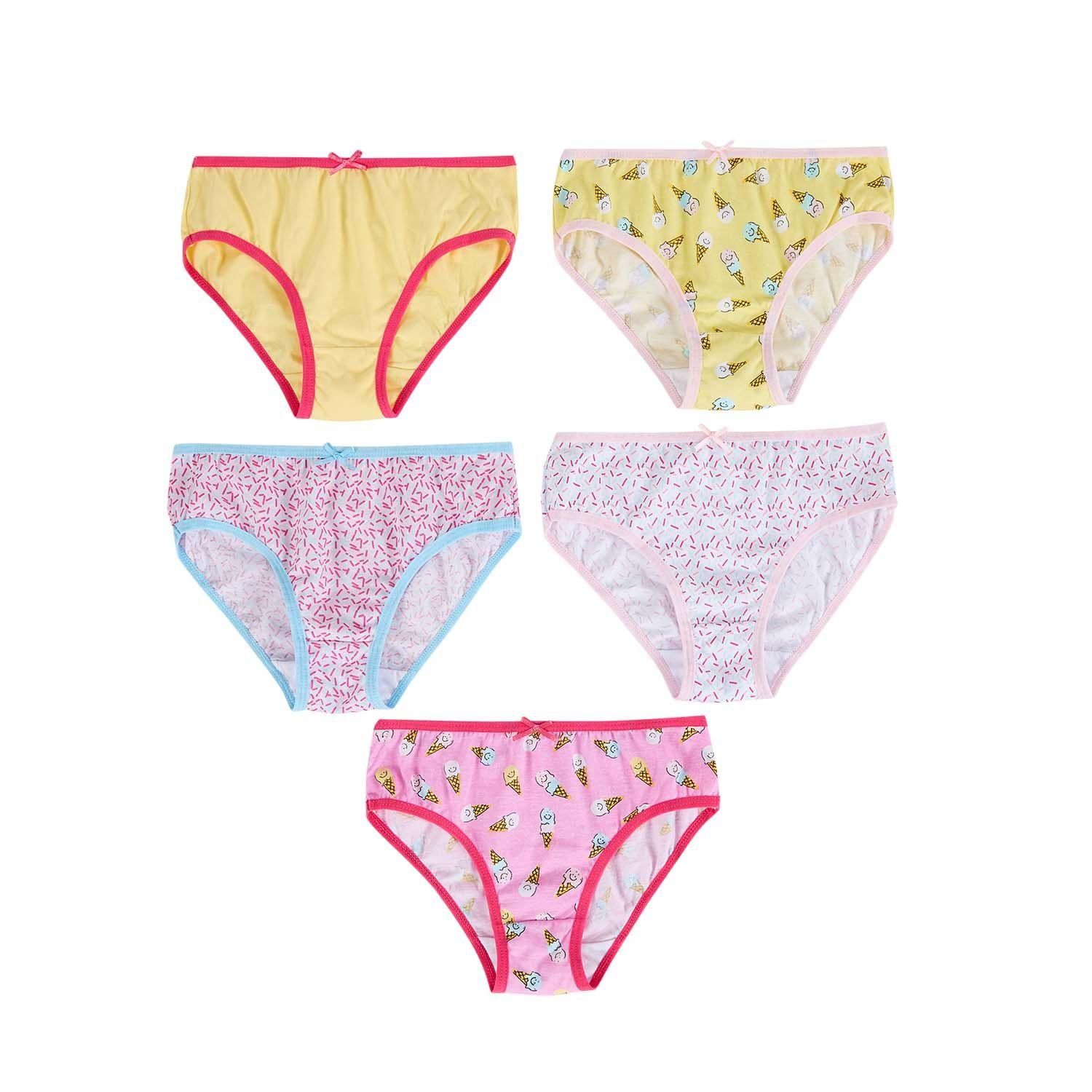Calzón Niña 5Pack Print Rosado-0