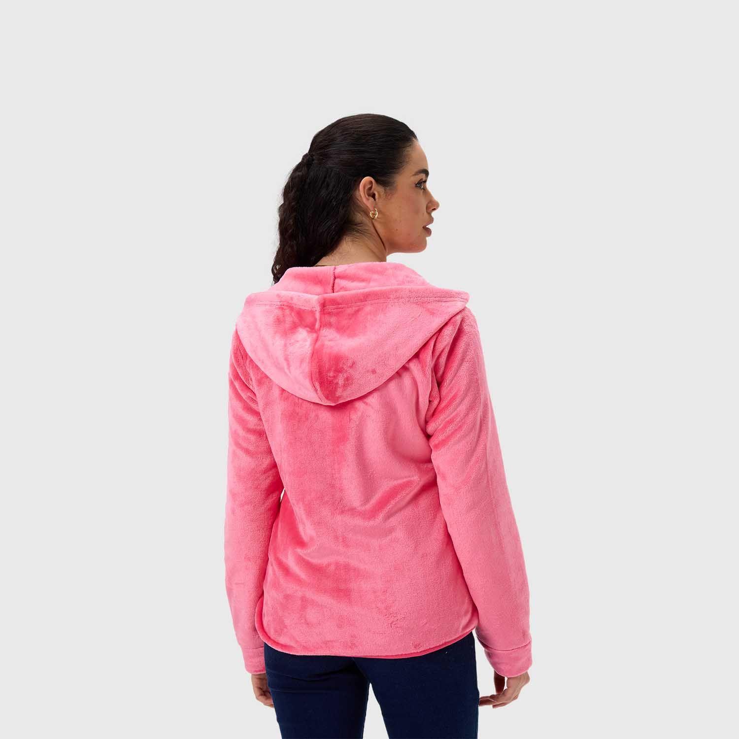 Polar Mujer Básico Full Zipper Rosado Fashion's Park-2