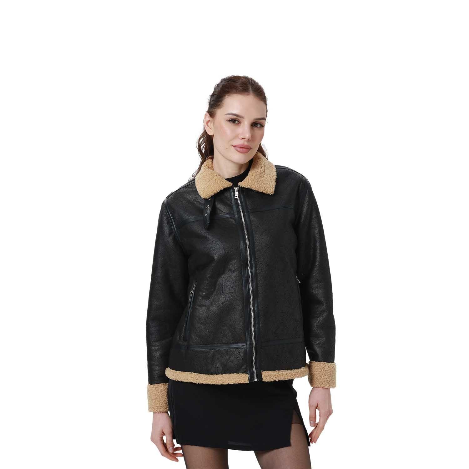 Chaqueta Mujer Bonded Negro I-0