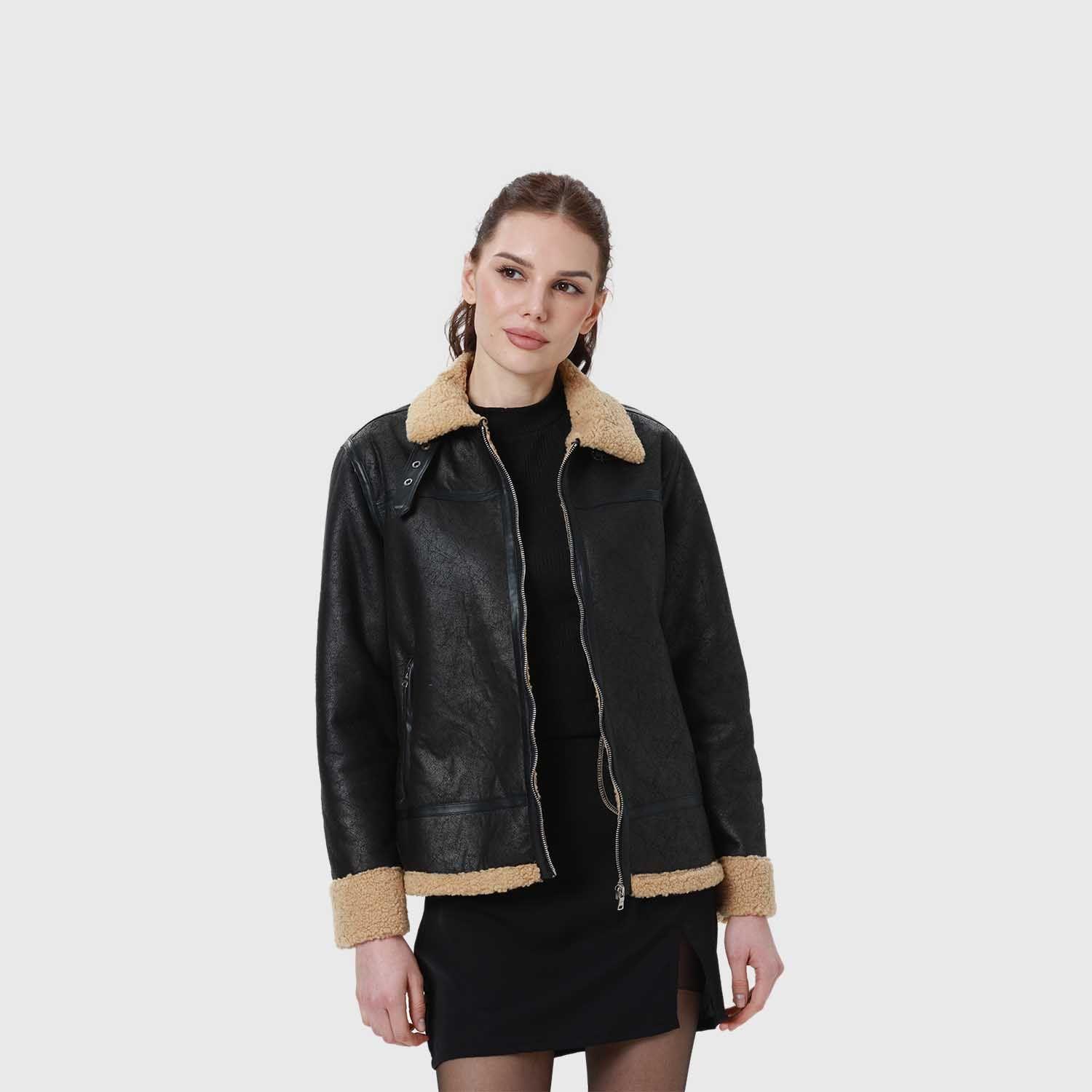 Chaqueta Mujer Bonded Negro I-2