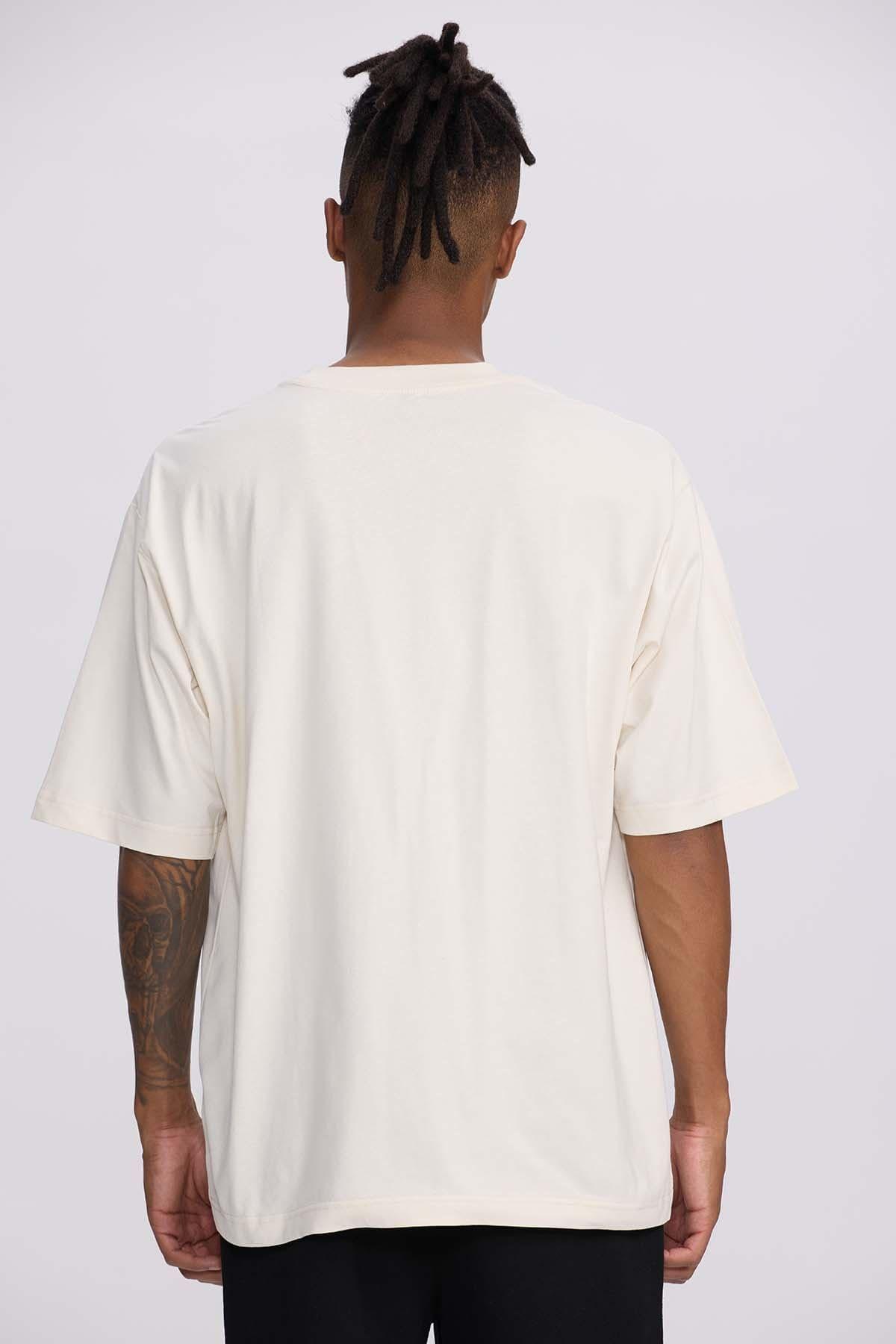 Polera Hombre Print Central West Beige-2