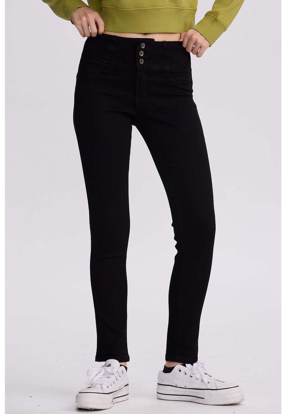 Jeans Mujer Castilla Negro-0