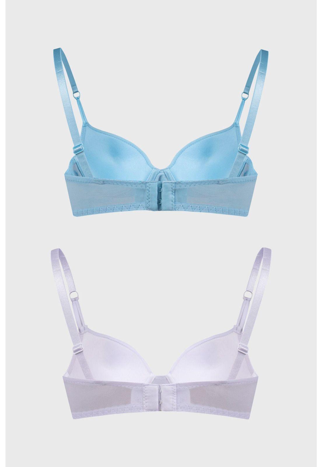 Sostén Mujer Bipack Copa Soft Encaje Blanco-1