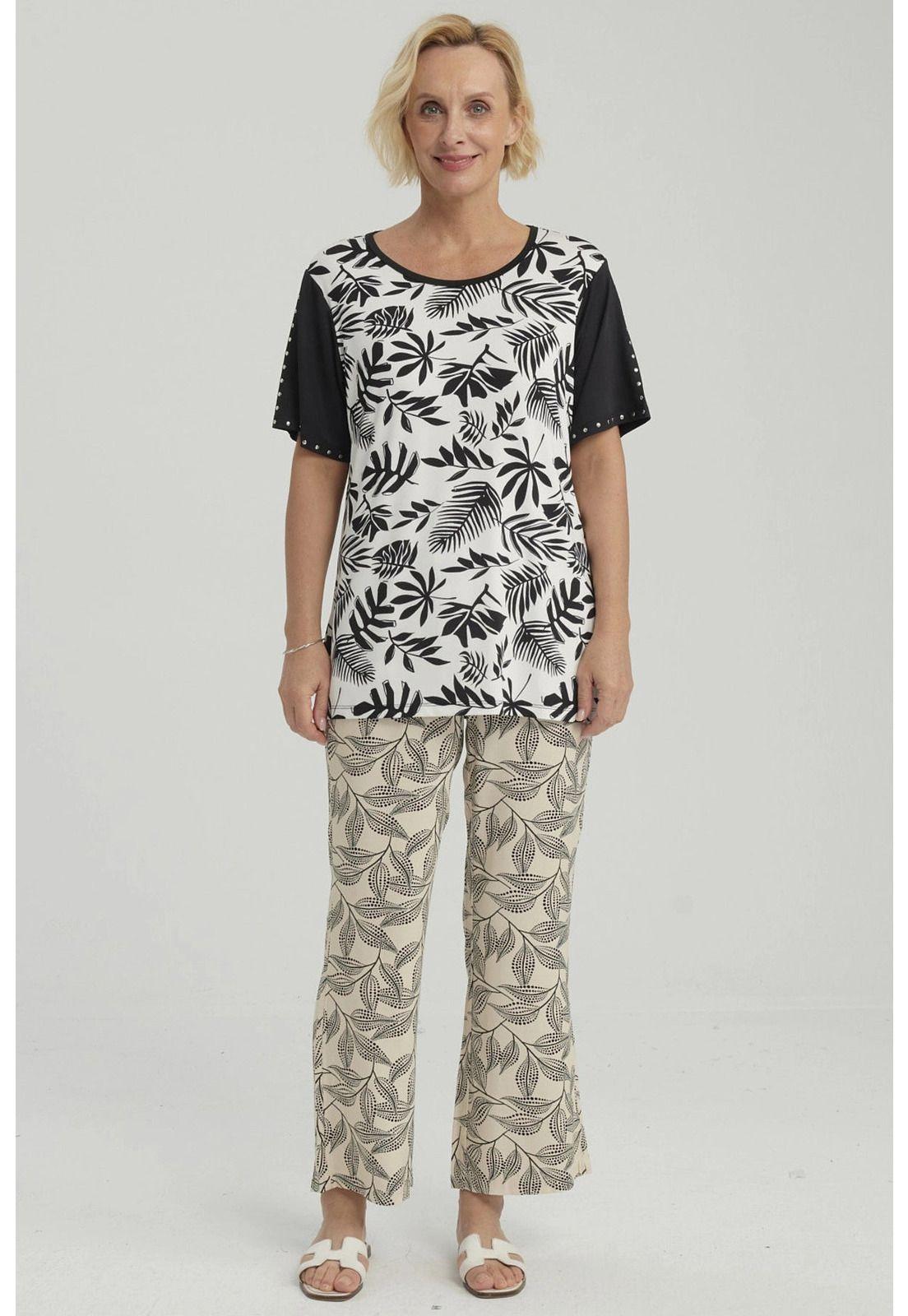 Polera Mujer Cruce Cuello Negro-1