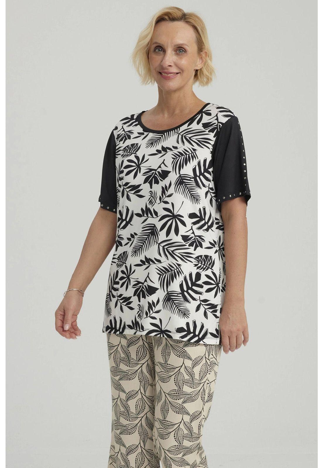 Polera Mujer Cruce Cuello Negro-3