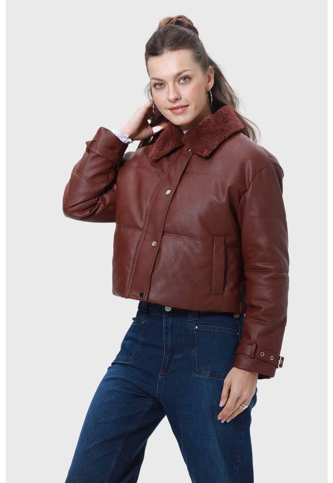 Parka Mujer Puffa Chiporro Chocolate-1