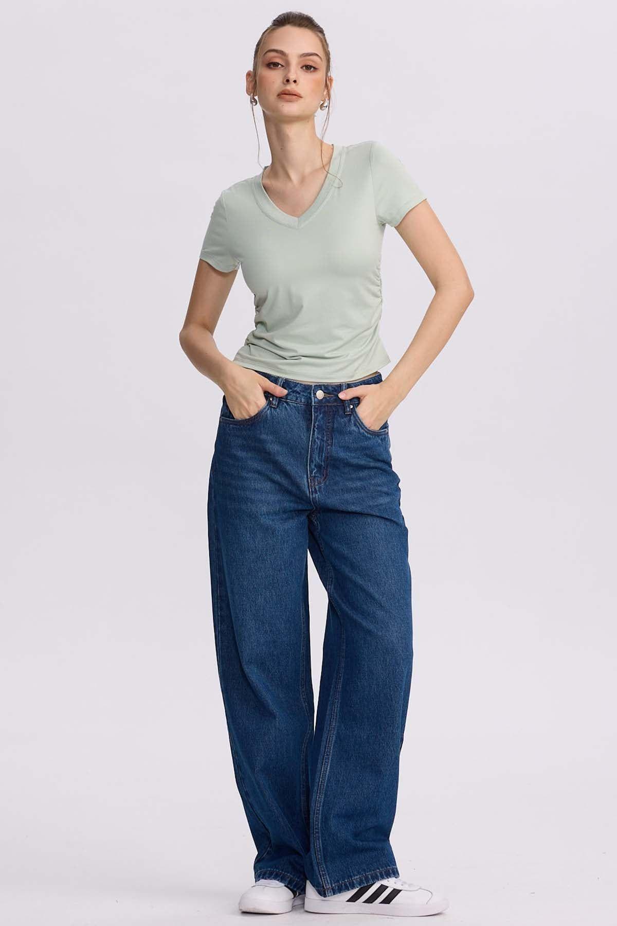 Polera Mujer Deporte Verde Agua-3