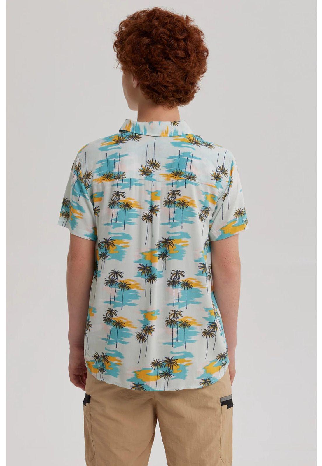 Camisa Niño Guayabera Aqua-2