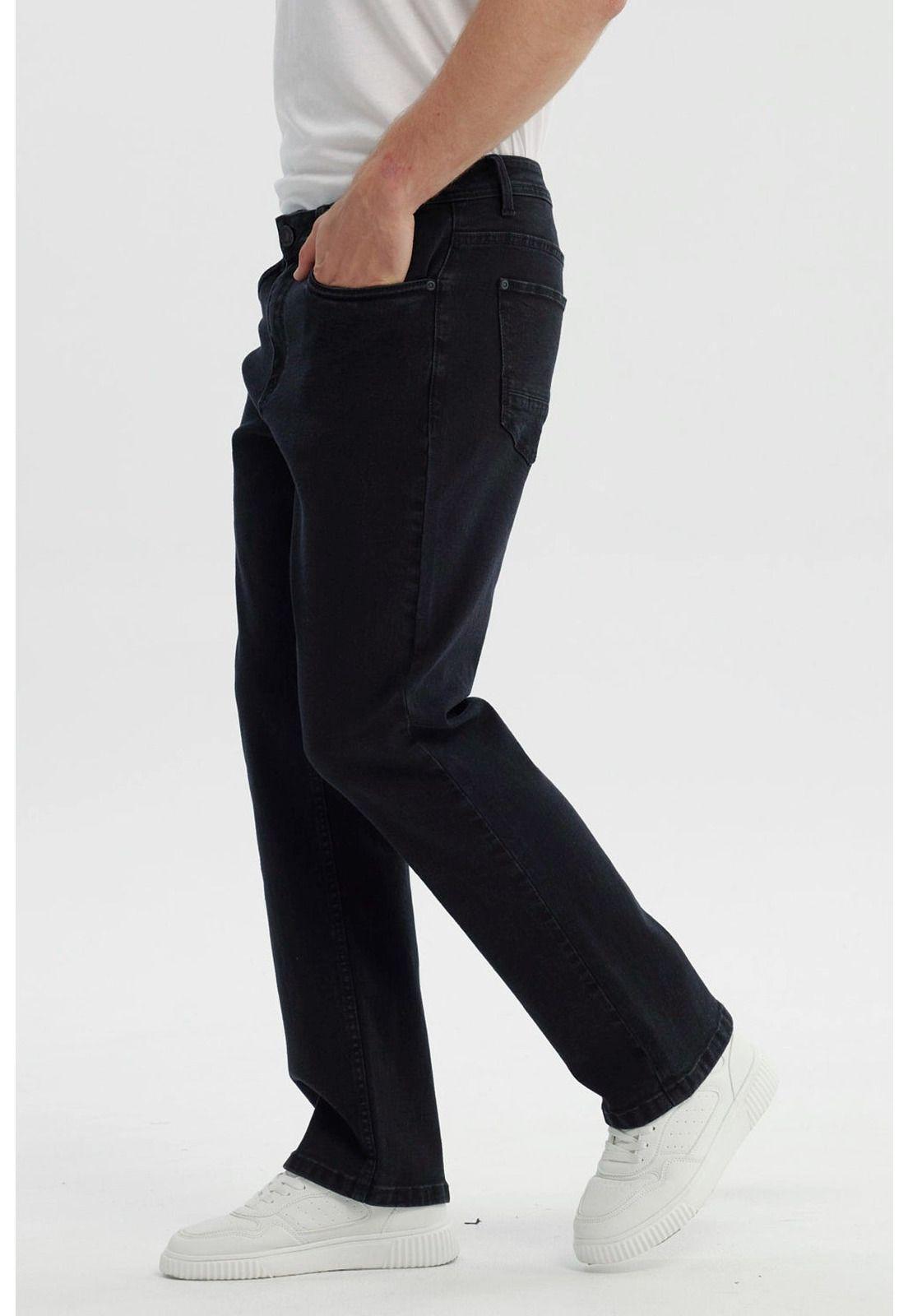 Jeans Hombre Clásico Negro-1