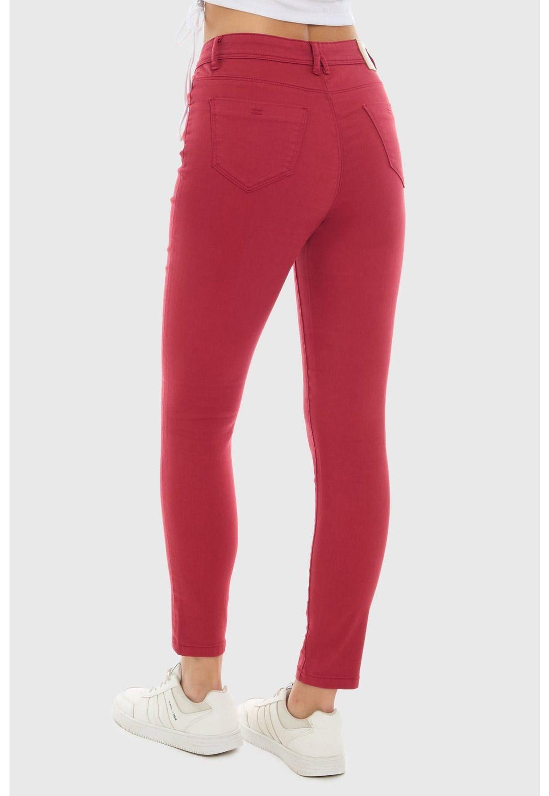 Jeans Mujer Emilia Rojo-3