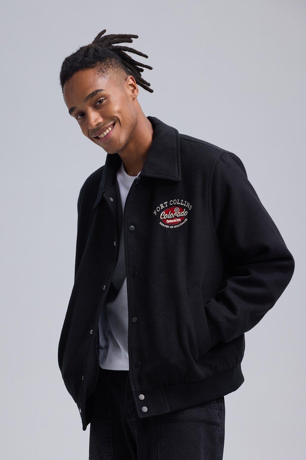 Chaqueta Hombre Coach Negro-1