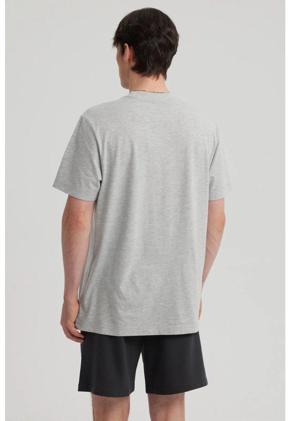 Polera Hombre Print Regular Fit Gris-2