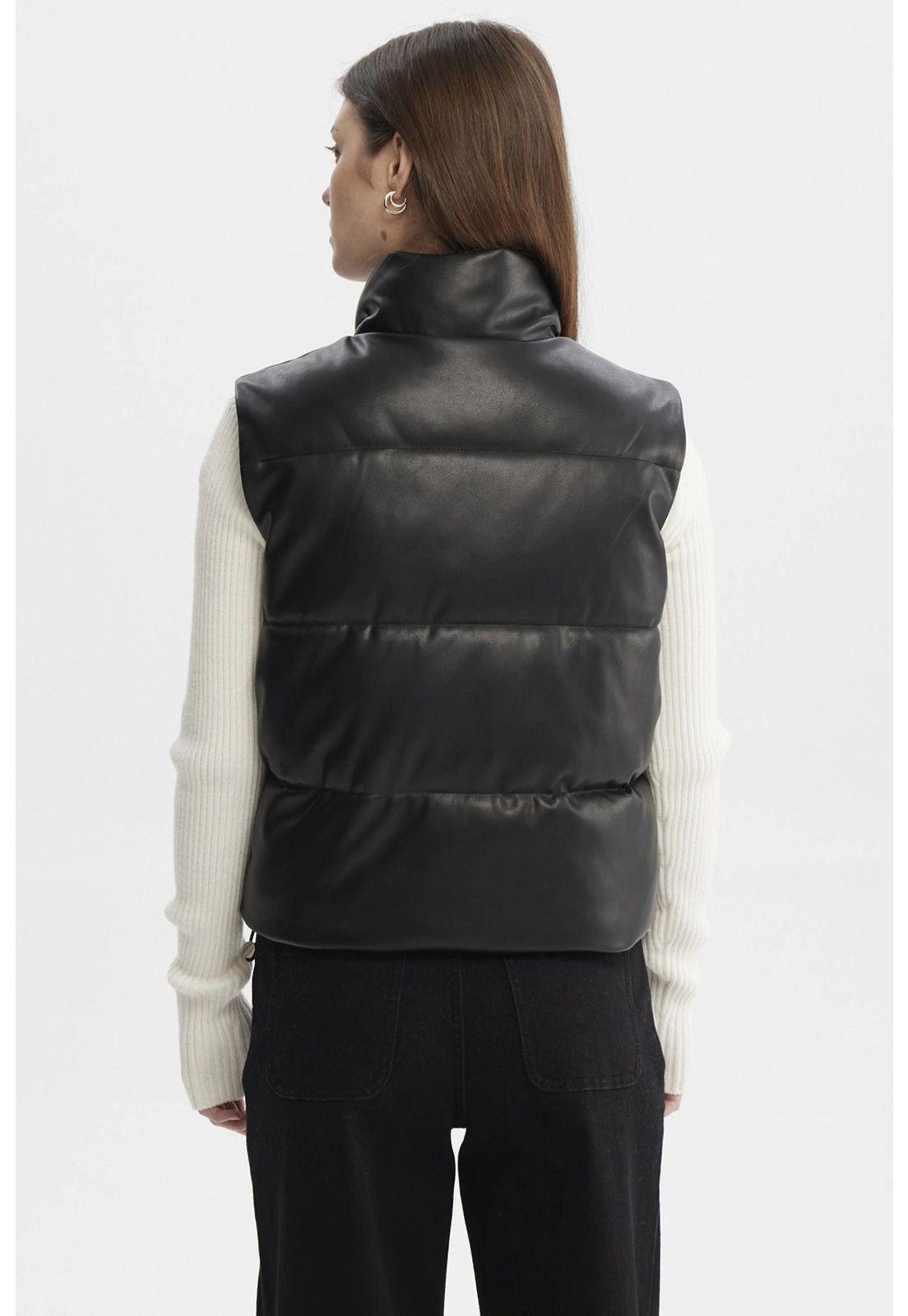 Parka Mujer Slim Negro-2