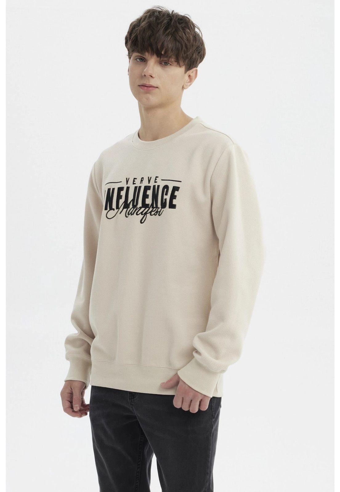 Polerón Hombre Slim Beige Oscuro-1