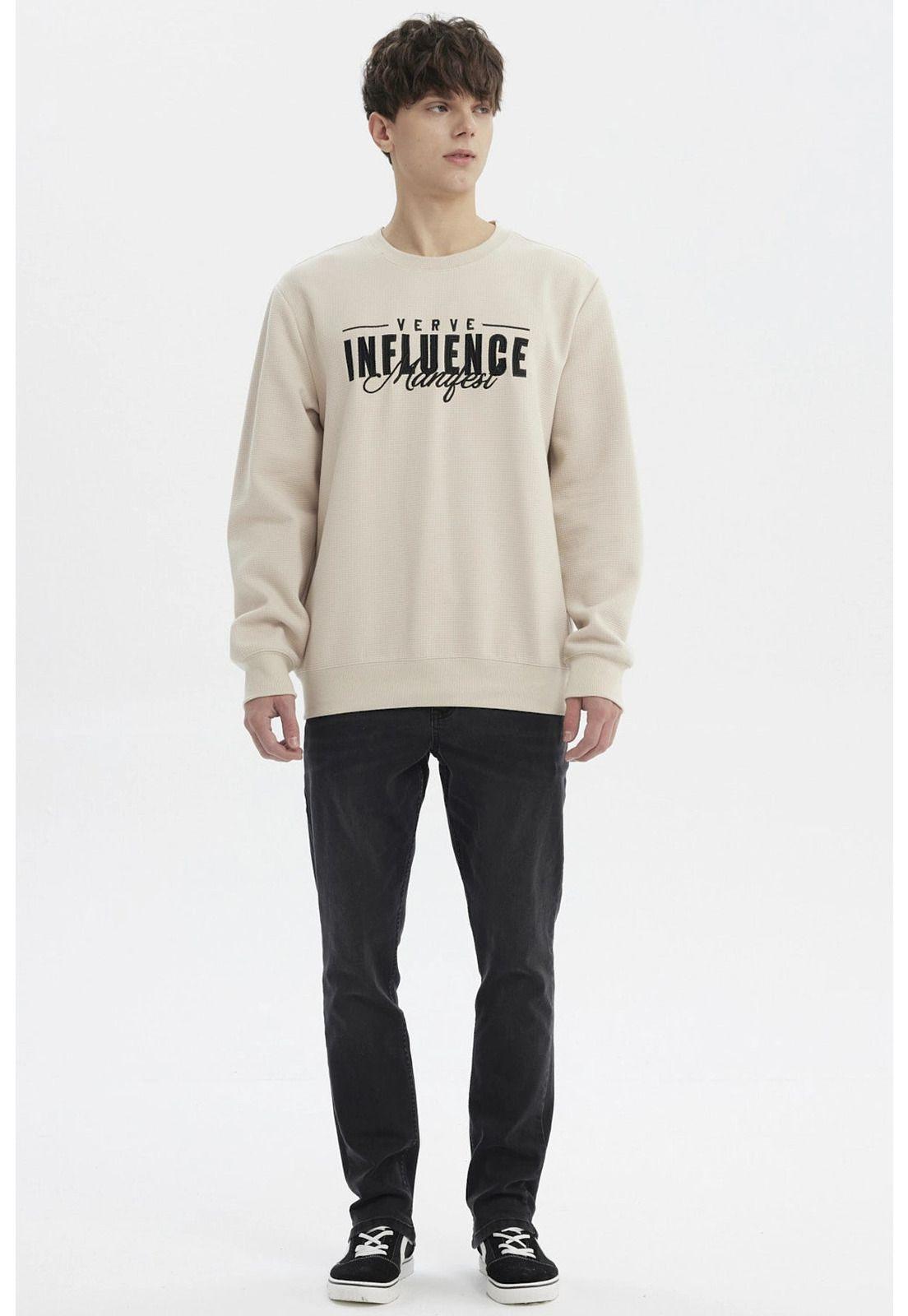 Polerón Hombre Slim Beige Oscuro-3