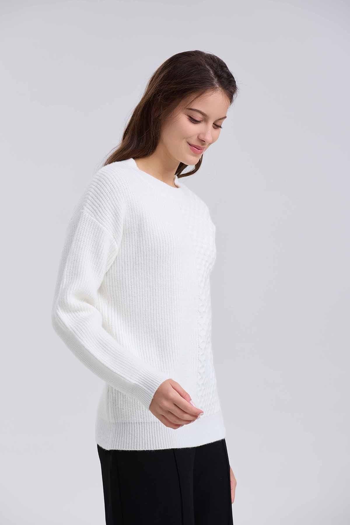 Sweater Mujer Mitad Crudo-1