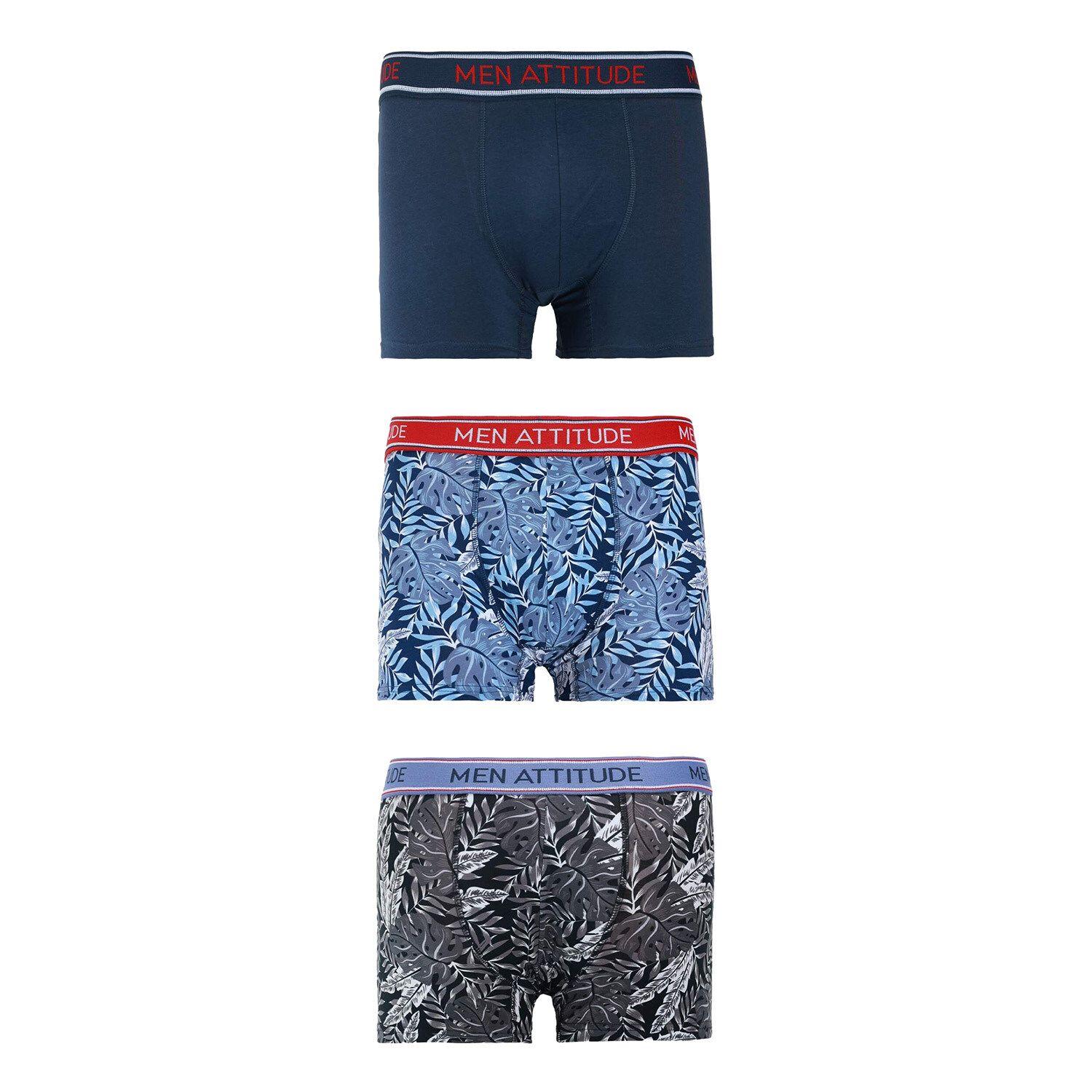 Boxer Hombre Tripack Liso Calipso-0