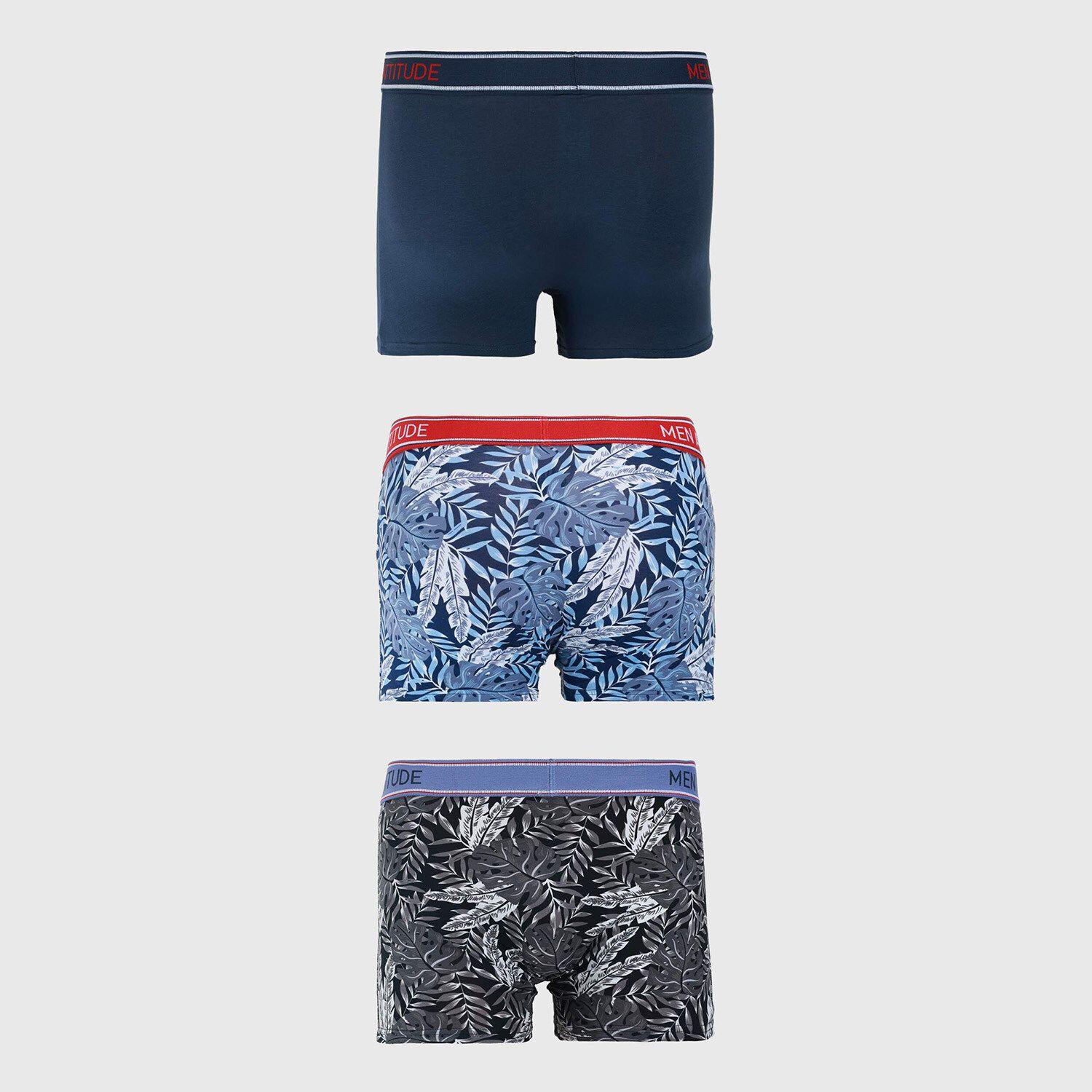 Boxer Hombre Tripack Liso Calipso-1