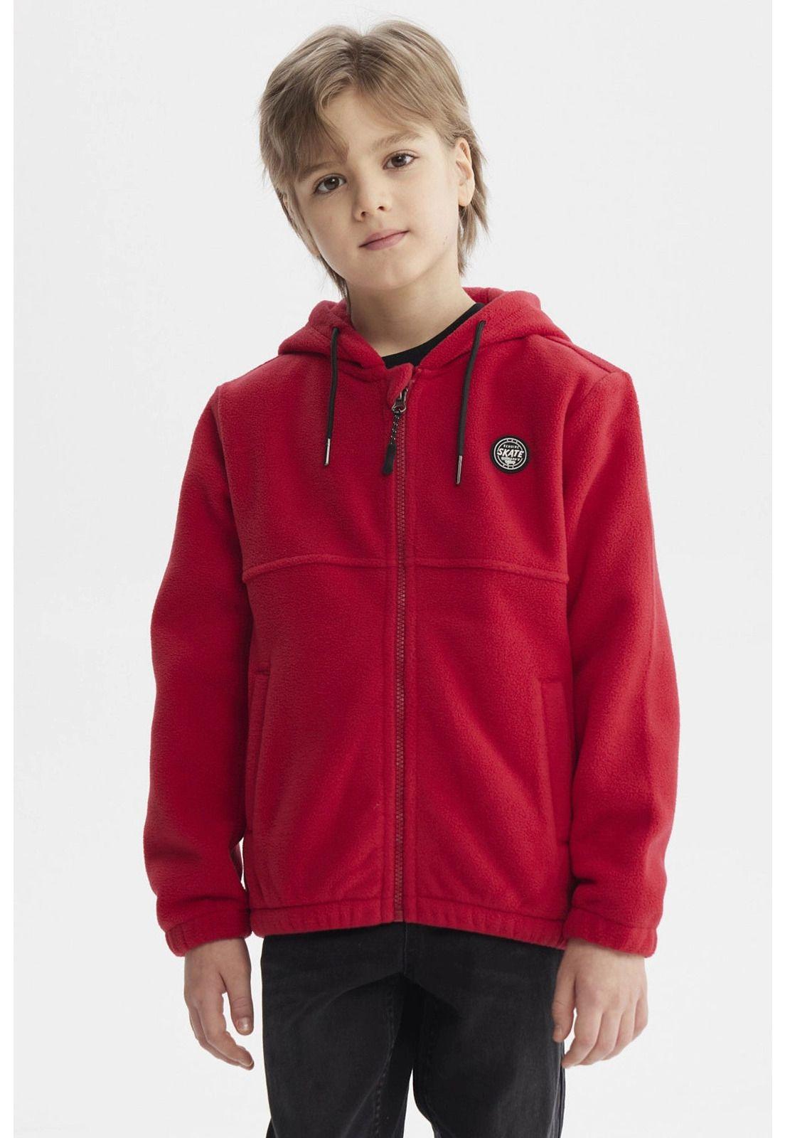 Polar Niño Básico Micropolar Rojo-0