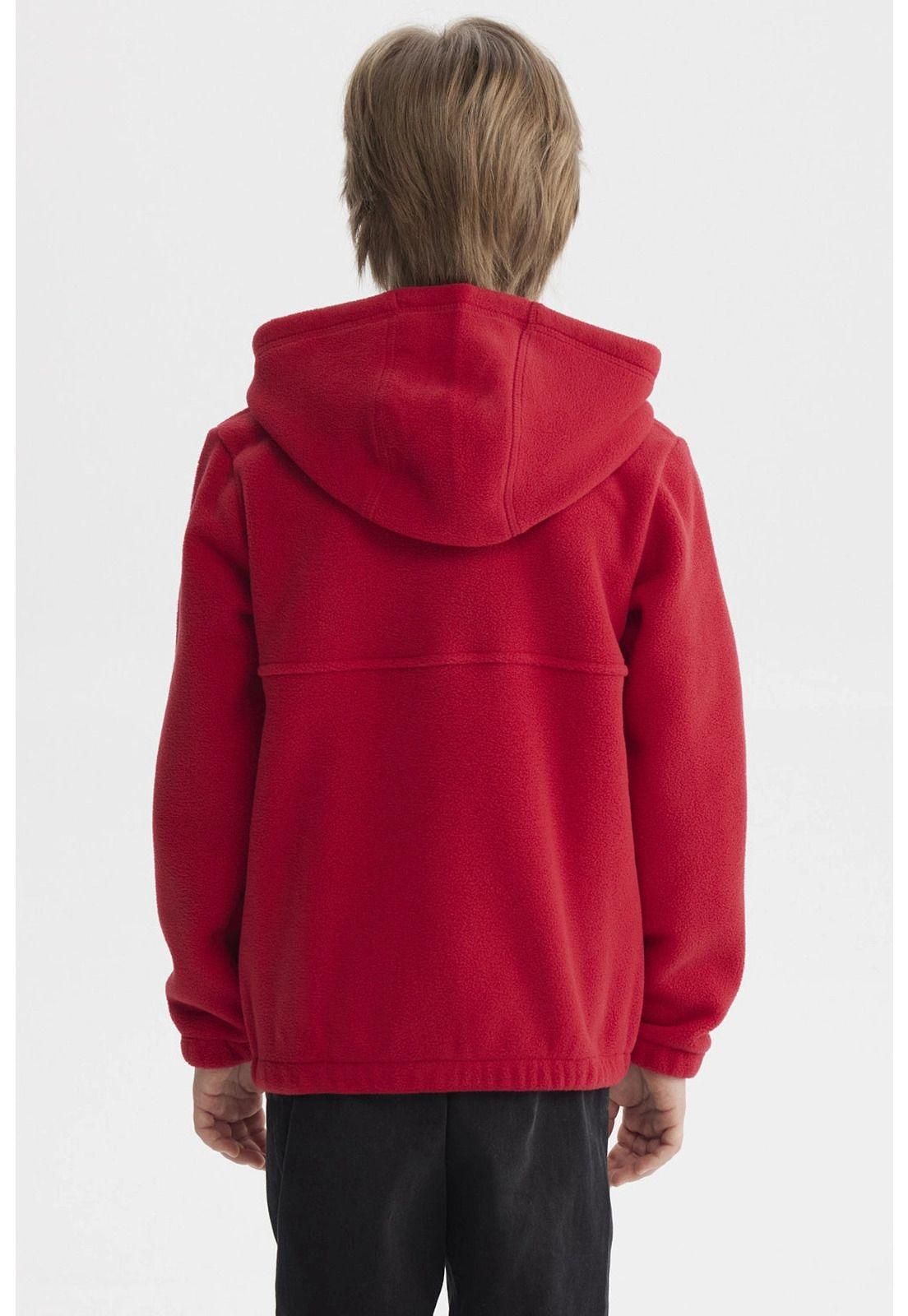 Polar Niño Básico Micropolar Rojo-2