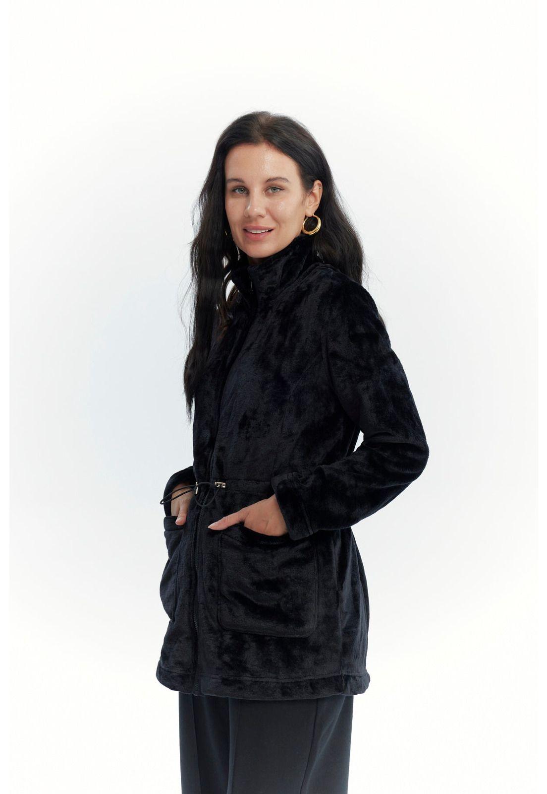 Polar Mujer Cintura Ajustable Negro-1