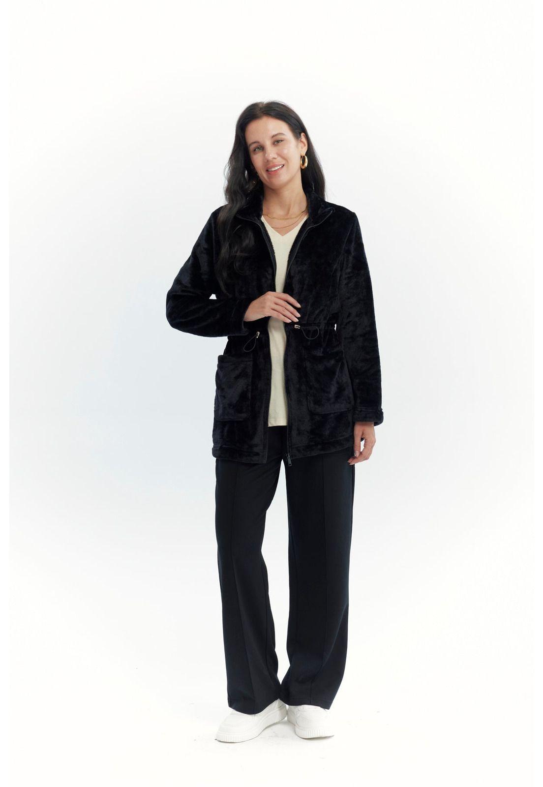 Polar Mujer Cintura Ajustable Negro-3